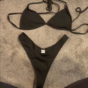 Black Thong Bikini